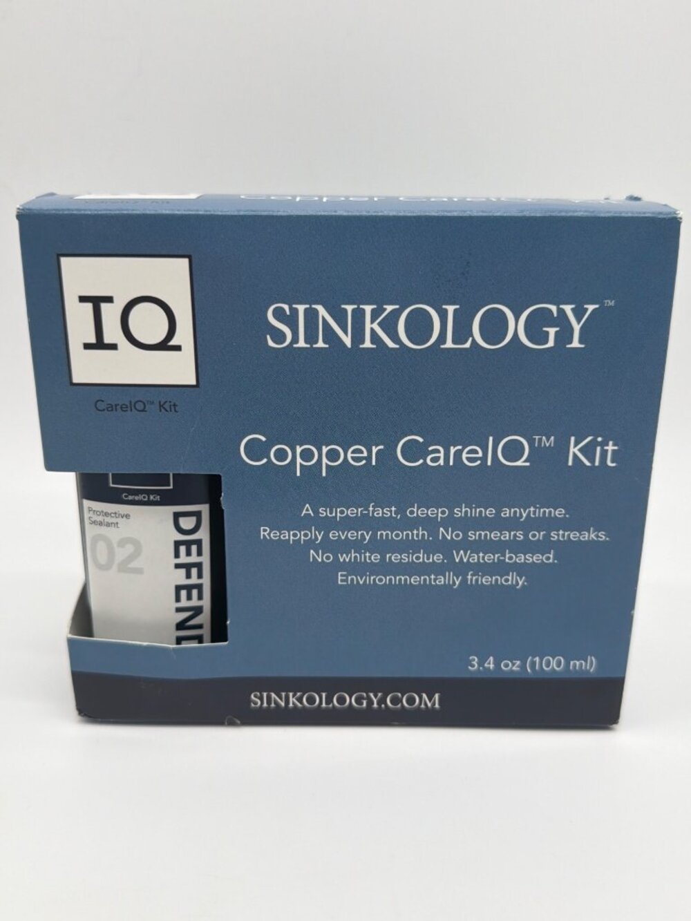 Sinkology Copper CareIQ Kit With 2 Spray Bottles & Microfiber Cloth For Copper S